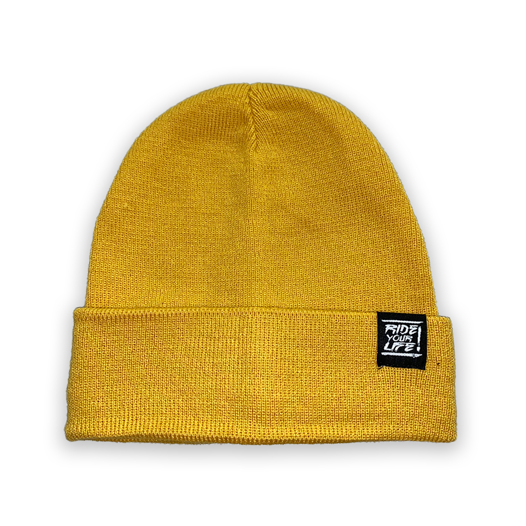 Gorro Ride Your Life - Mostaza